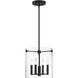 Vissi 4 Light 11.75 inch Matte Black Indoor Pendant Ceiling Light